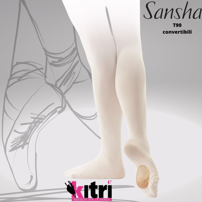 Collant danza convertibili Sansha