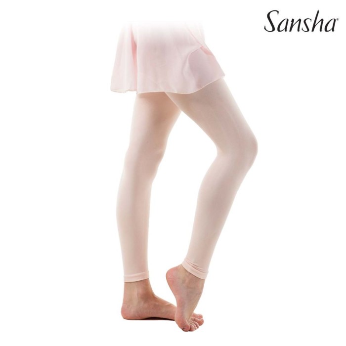 Collant danza senza piede bambina Sansha