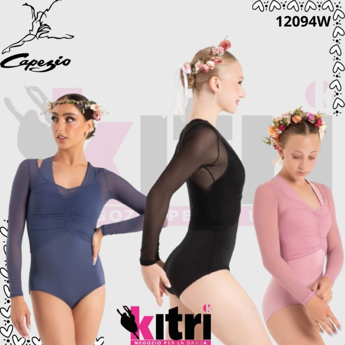 Crop top in microrete Capezio