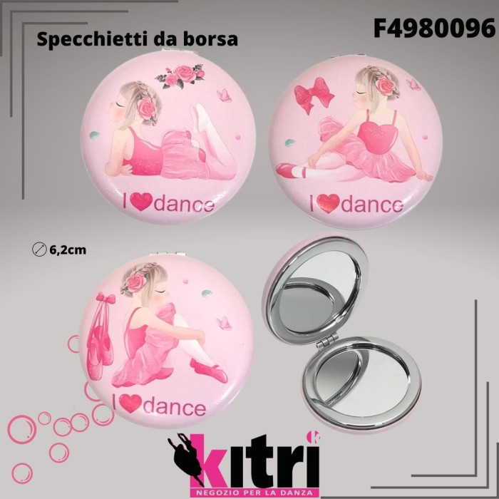 Specchietti da borsa tema danza