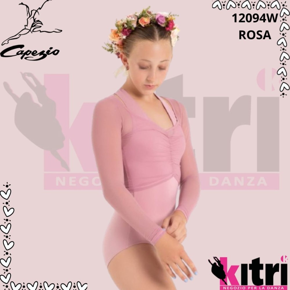 Crop top in microrete Capezio