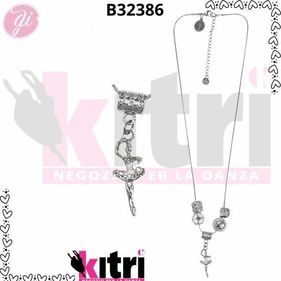 Collana ballerina pendente danza