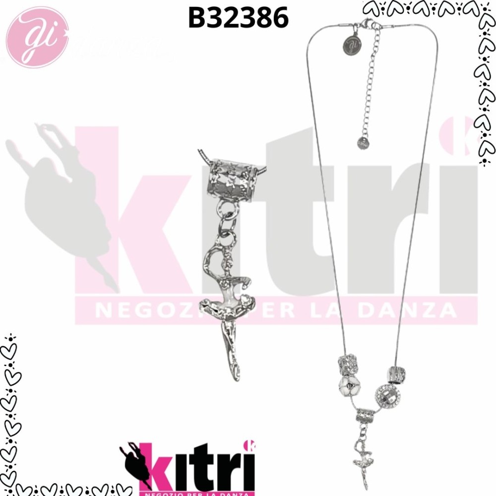 Collana ballerina pendente danza
