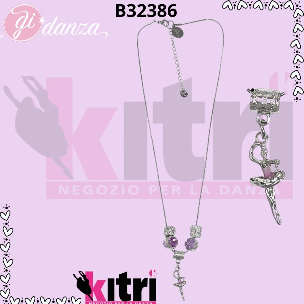 Collana ballerina pendente danza