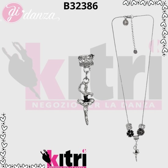 Collana ballerina pendente danza
