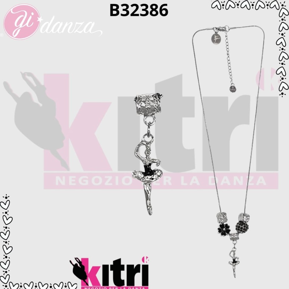 Collana ballerina pendente danza
