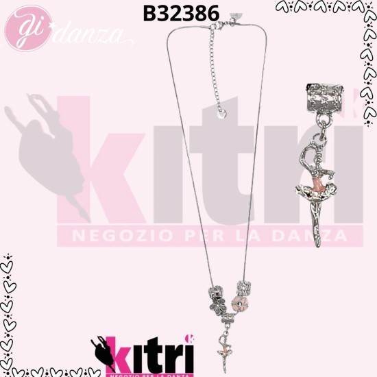 Collana ballerina pendente danza