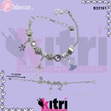 bracciale in acciaio tema danza