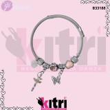 Bracciale rigido con ballerina