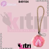 Portachiave con scarpetta e tulle