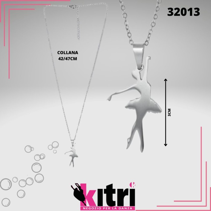 Collana con pendente ballerina