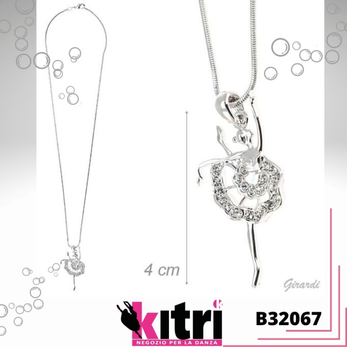 Collana con pendente ballerina Girardi