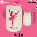Portapunte tema danza con ballerina glitter