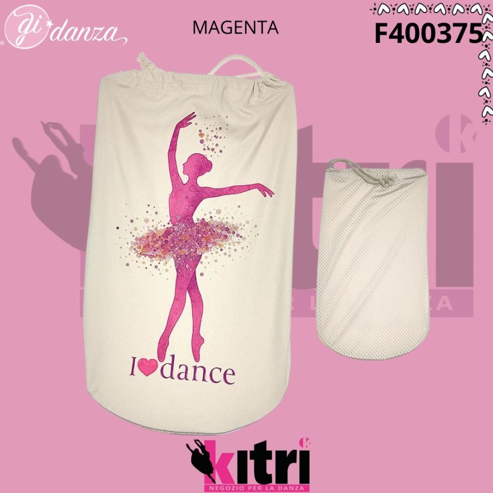 Portapunte tema danza con ballerina glitter