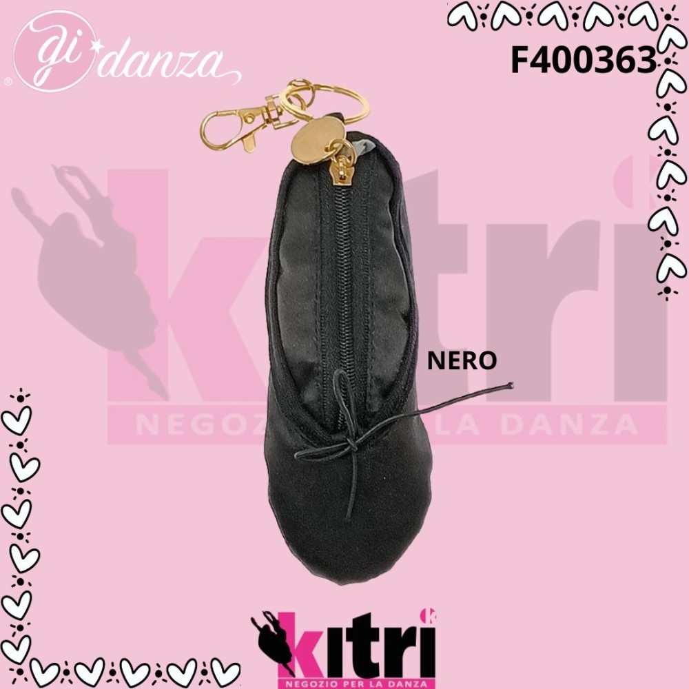Portachiavi scarpette ballerina uso borsellino