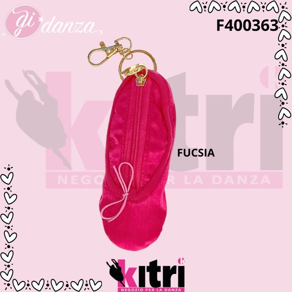 Portachiavi scarpette ballerina uso borsellino