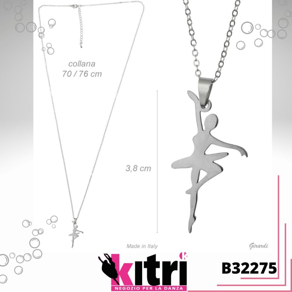 Collana lunga con pendente ballerina Girardi