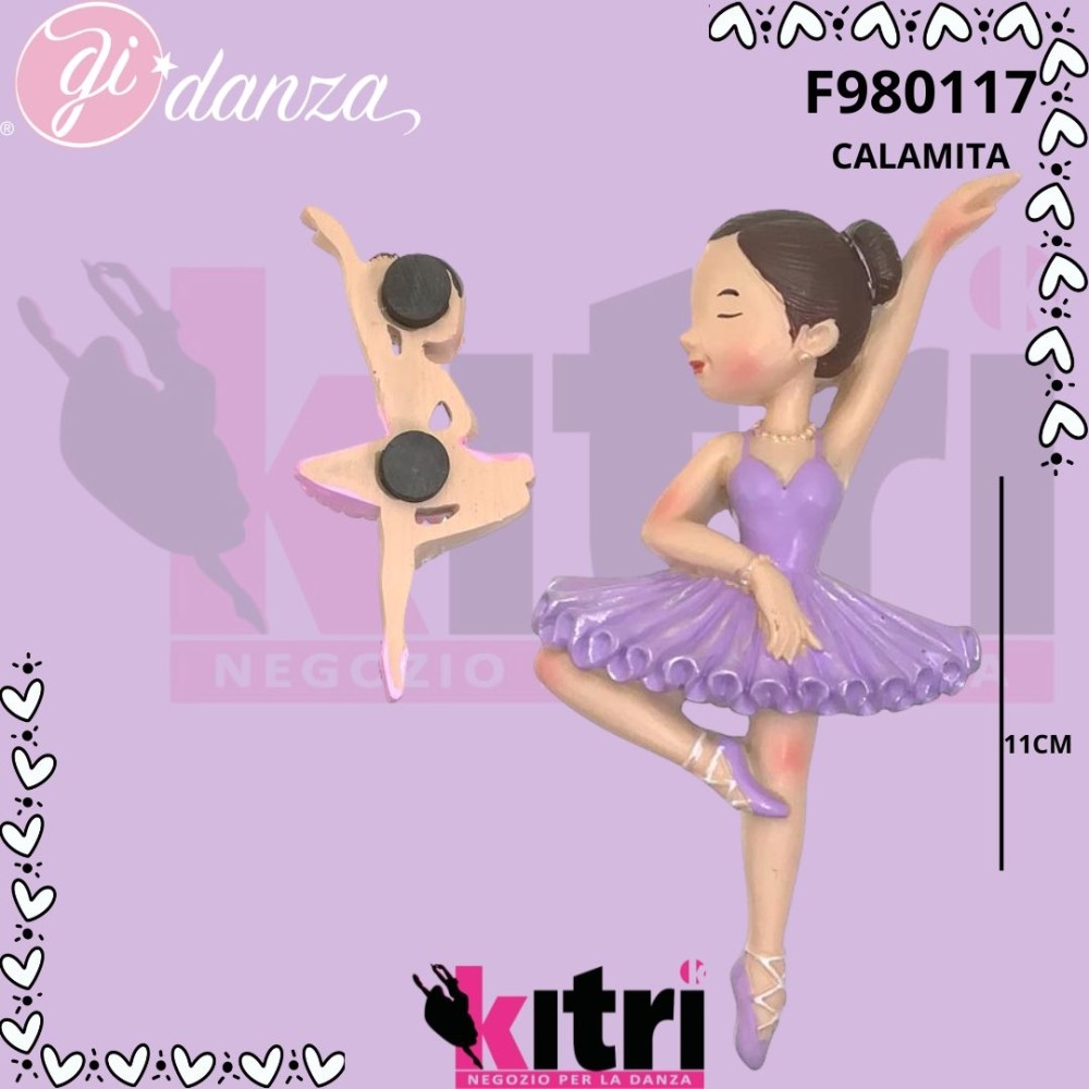 Calamita da frigo ballerina