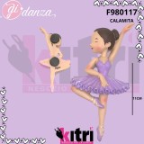 Calamita da frigo ballerina