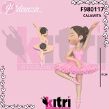 Calamita da frigo ballerina