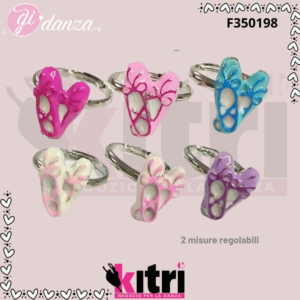 Anello regolabile da bambina