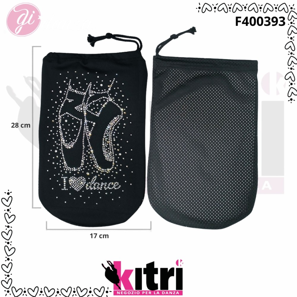 Portapunte ballerina con strass