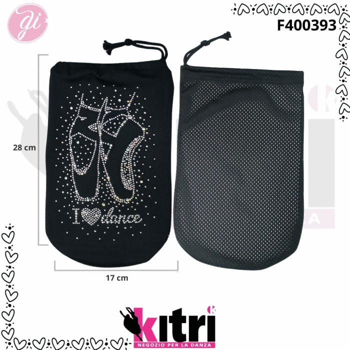 Portapunte ballerina con strass