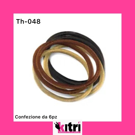 Elastici per capelli conf da 6 pezzi