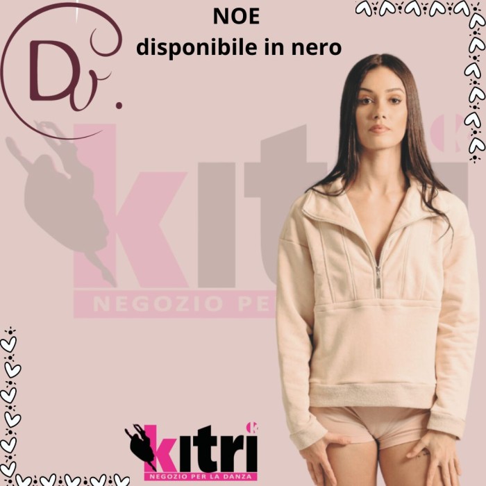 Felpa con mezza zip Dancez Vous
