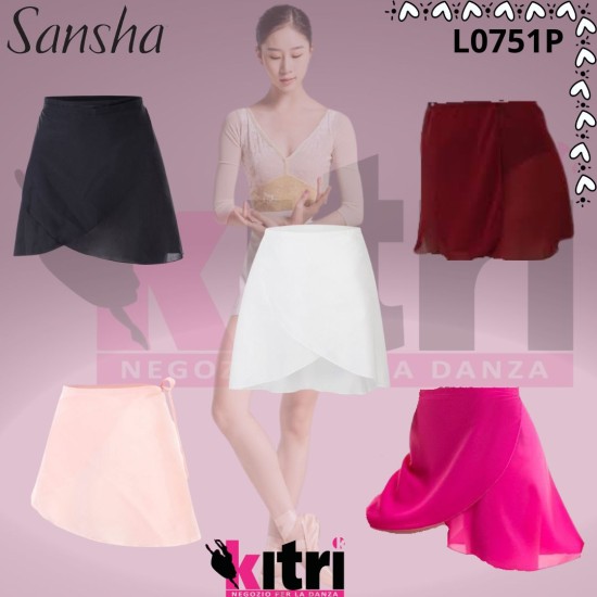 Gonnellino chiffon Sansha