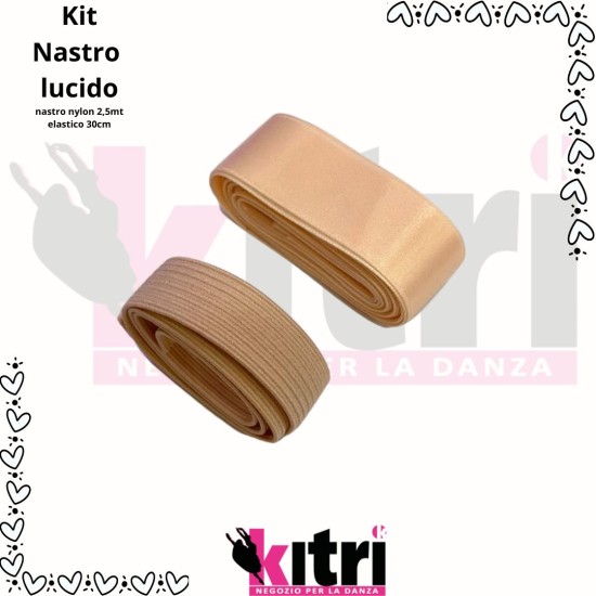 Kit nastri punte raso lucido