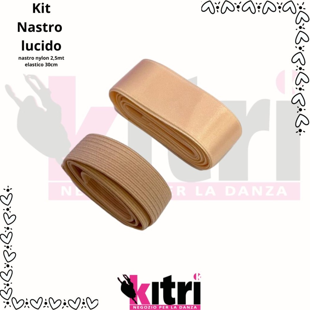 Kit nastri punte raso lucido