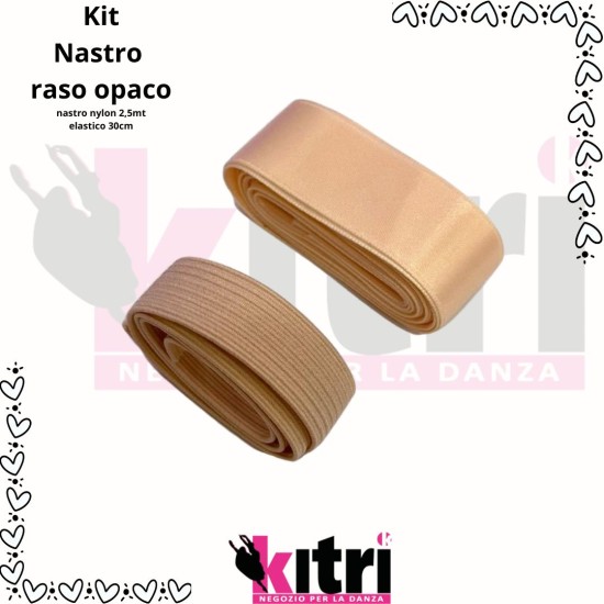 Kit nastri punte raso opaco