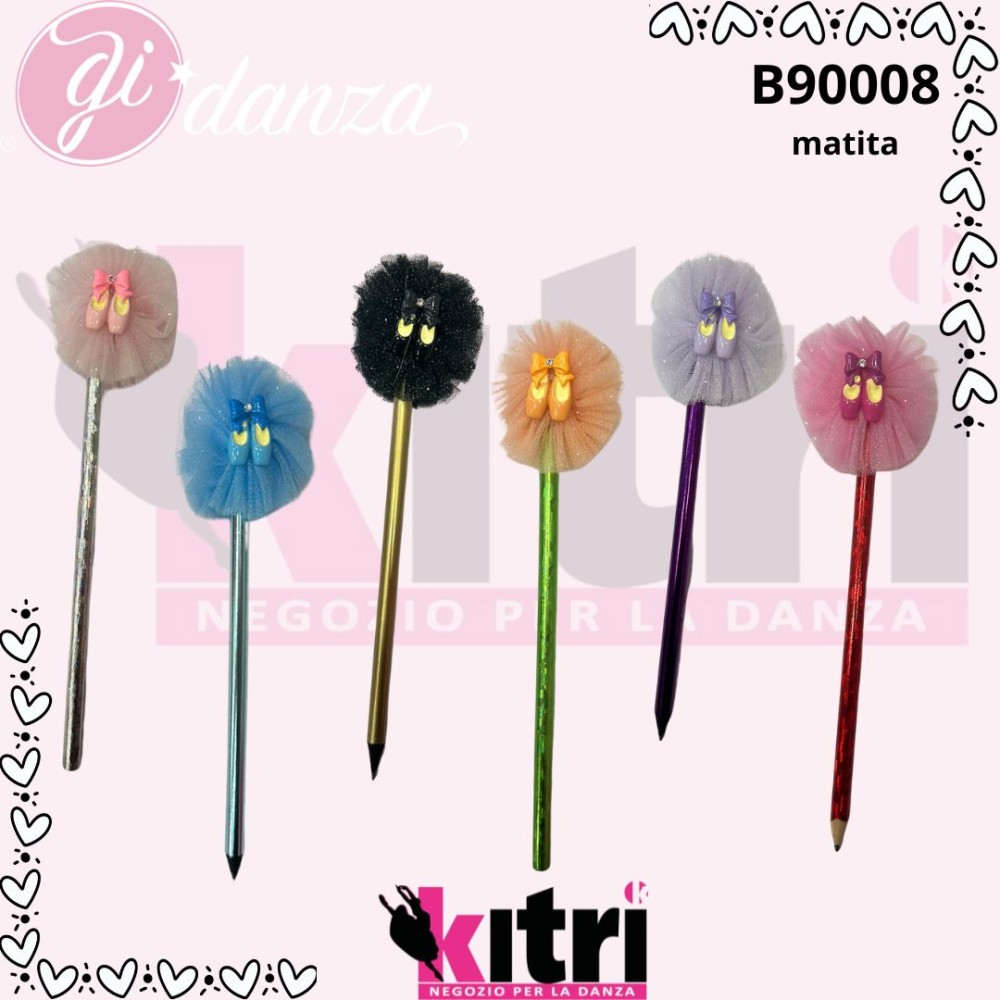 Matita con tulle scarpetta danza