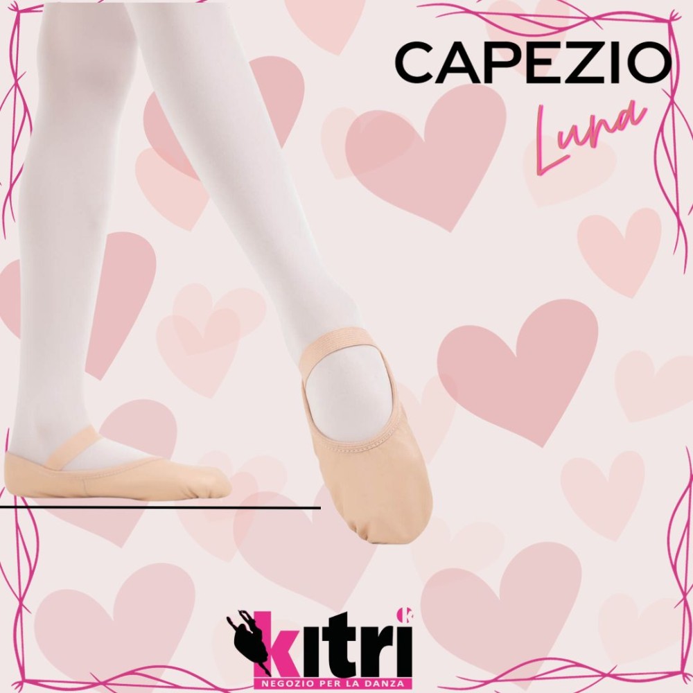 Mezze punte Luna pelle suola intera Capezio