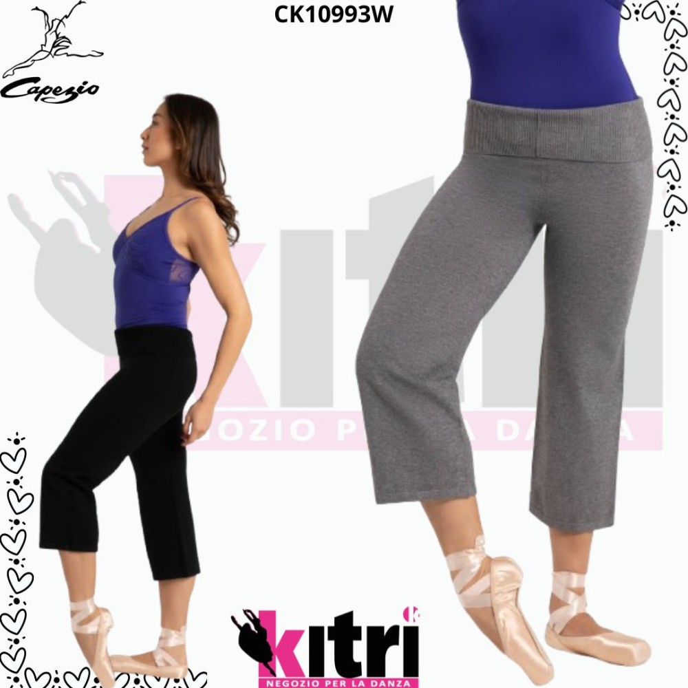Pantaloni lana 3/4 Capezio