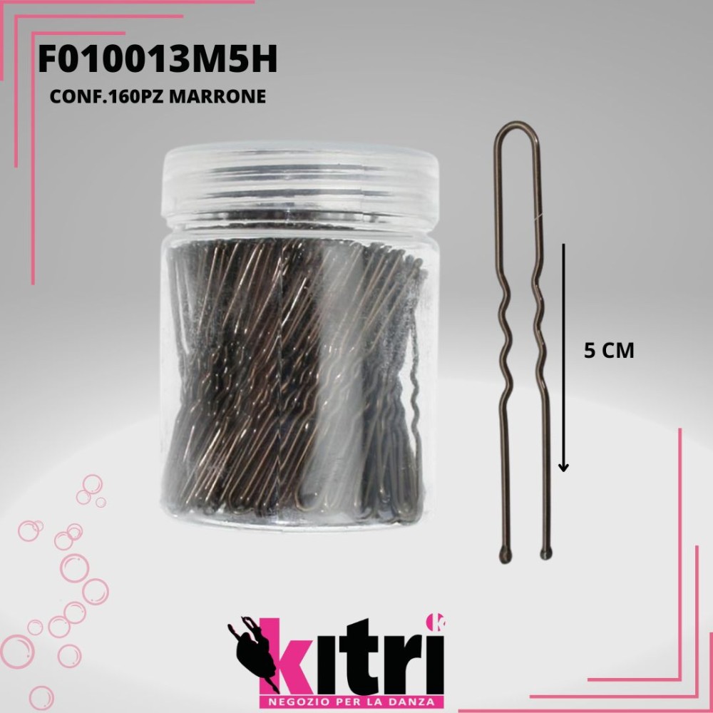 Forcina ondulata marrone 5 cm