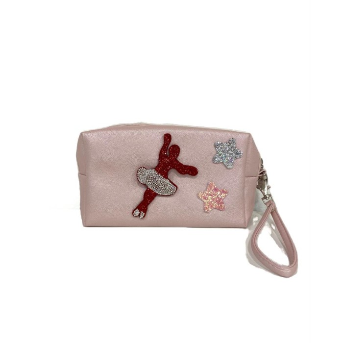 Pochette Tessuto Saffiano Ballerina