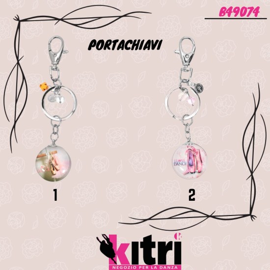 Portachiavi in resina danza