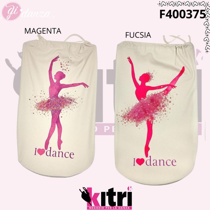 Portapunte tema danza con ballerina glitter