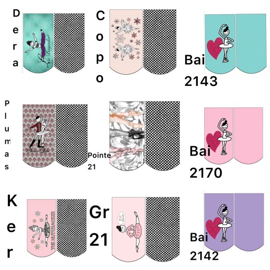 Portapunte traforati El Petit Ballet