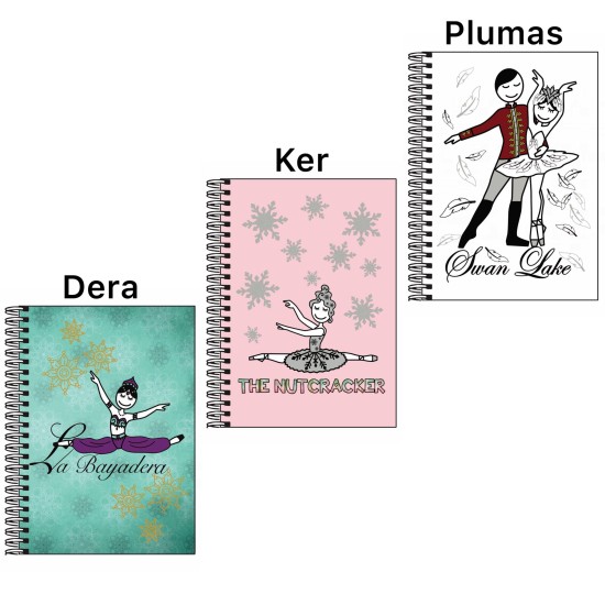 Quaderno liscio con anelli  El Petit Ballet