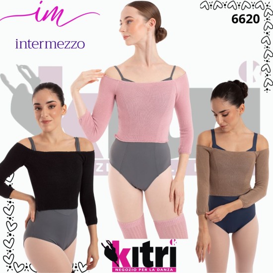 Scaldacuore- Bolerino in fibra naturale di bamboo Intermezzo