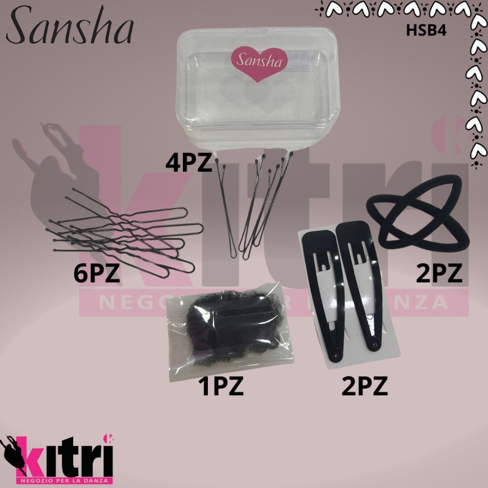 Kit capelli nero Sansha