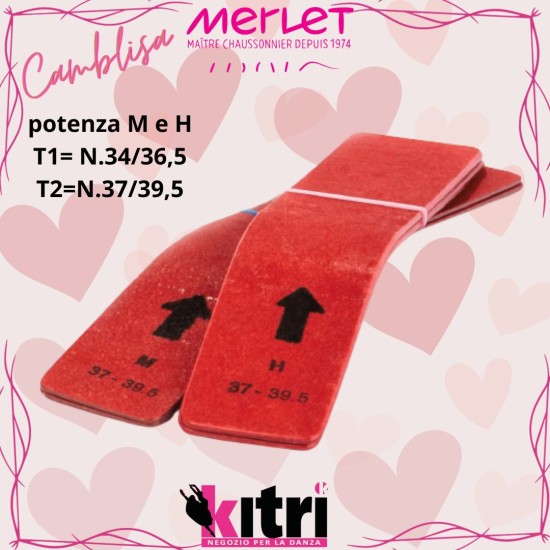 Suoletta intercambiabile per punta Lisa Merlet