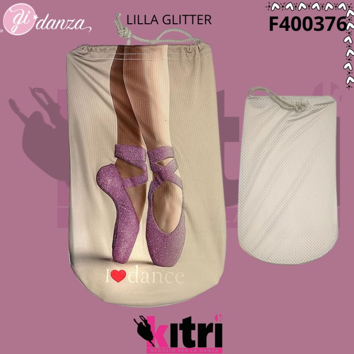 Portapunte danza scarpetta glitter