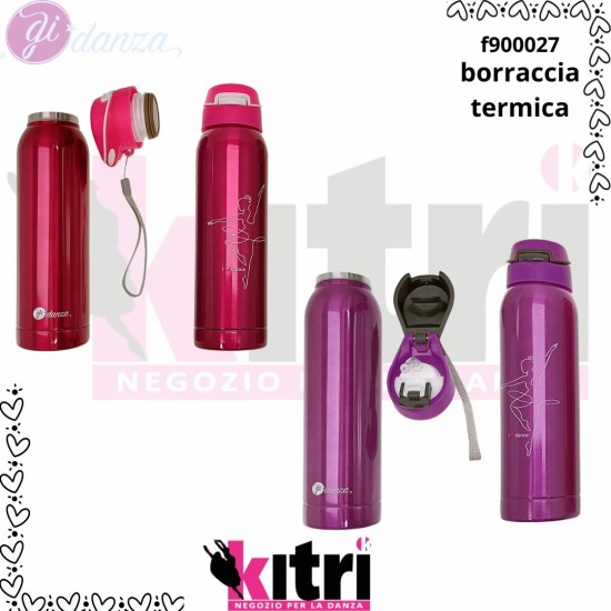 Borraccia termica 500ml acciaio